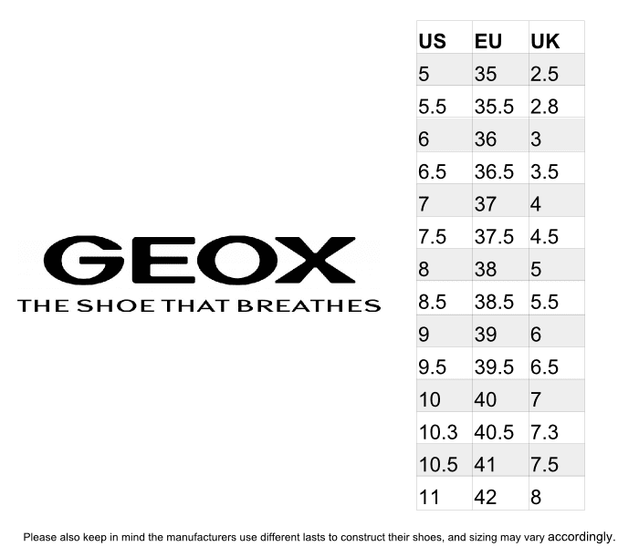 geox kid size chart