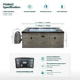 Wave Garda Eco Foam Hot Tub 104F Rapid Heating System, Up to 50 More