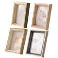 thumbnail image 1 of Cadre Photo Rectangulaire Moderne : 4 Pcs Cadre d'Affichage Photo Suspendu Cadre de Table, 1 of 10