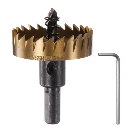 

Uxcell 48mm M35 HSS (High Speed Steel) Hole Saw Drill Bit Cutter for Stainless Steel Alloy Metal