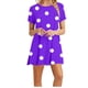 thumbnail image 1 of Vestidos de Verano de Mujer Cuello Redondo Manga Corta Impreso, Ligero Y Cómodo Vestidos Casuales para Mujeres, 1 of 4