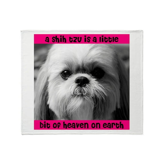 CafePress - Shih Tzu Heaven Throw Blanket - Soft Fleece Throw Blanket, 50"x60" for All Ages