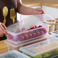 thumbnail image 1 of Caja De Comida Para Frigorífico, Bandeja De Drenaje Extraíble De Fácil Limpieza, Contenedor De Comida Para Nevera Para Verduras, 1 of 7