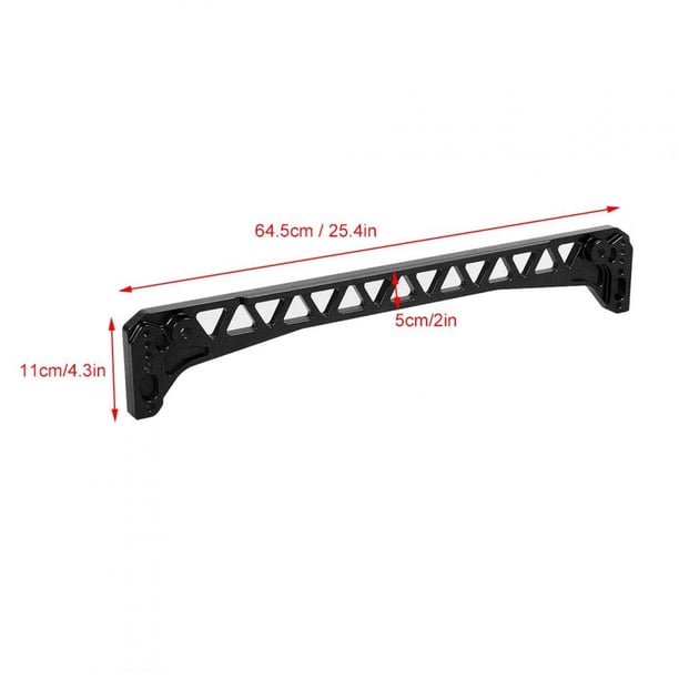 Puntal de equilibrio de motocicleta, barra de refuerzo de puntal de equilibrio F7 chasis de aleación de aluminio para Civic EK 1996-2000(Negro) Puntal de equilibrio Spptty modificación de coche
