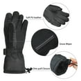 thumbnail image 2 of Solaris Men Winter Ski Snow Gloves with Breathable Face Mask The Warmest 3M Insulation Waterproof Outdoor Snowboard Mitt, 2 of 7