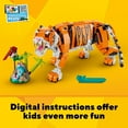 thumbnail image 3 of 3 in 1 Majestic Tiger Building Set - Transforming Toys for Kids 9+, 3 of 5