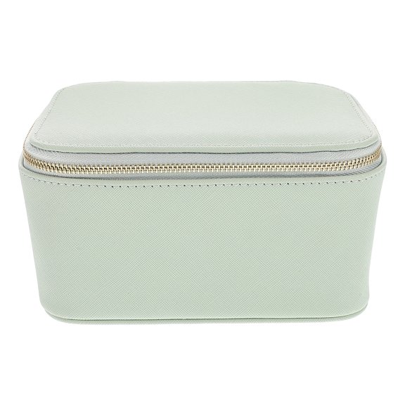 FOMIYES Compact Sky Jewelry Box Set with Pouch for Necklace, Earrings, Storage and Travel Organizer