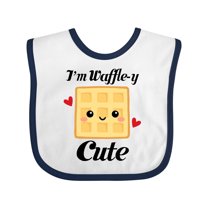 Inktastic Waffle Pun Im Waffle-y Cute Girls Baby Bib