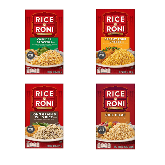 Rice-A-Roni Essentials 8-Box Variety Pack Meal Kit – Mix & Match Flavors