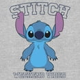 thumbnail image 2 of Women's Lilo & Stitch Collegiate Weekend Vibes Graphic Tee Athletic Heather Medium, 2 of 4