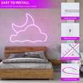 thumbnail image 5 of LED Neon Rope Light, Purple 12V Silicone Neon Rope Light, 16.4Ft/5M Waterproof Flexible DIY Cuttable LED Strip Lights for Bedroom Party Festival Indoor Outdoor Decoration (Power Adapter not Included), 5 of 7