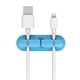 thumbnail image 4 of Organizador de clips para cables de escritorio, gestión de soporte de cables para , 3 ranuras, azul, nuevo Baoblaze Adhesivo de soportes de alambre, 4 of 8