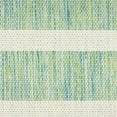 thumbnail image 4 of Maklaine Contemporary 8' x 10' Fabric Blue Green Ivory Area Rug, 4 of 12