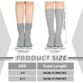 thumbnail image 3 of BlinkLLX 6 Pairs Women Slouch Socks Thigh High Boot Cotton Scrunch Stacked Socks Long Striped Winter Stockings for Woman, 3 of 7
