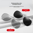 thumbnail image 3 of Gafas de sol con clip Gafas de sol para mujer High Sense Face Gafas de sol pequeñas para miopía Gafas de sol polarizadas para conducir Gafas de sol Toad para hombre, 3 of 6