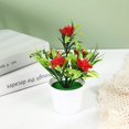 thumbnail image 5 of Flores artificiales Bonsai Diy Decoración del hogar Maceta ornamental Baño Alféizar Mini maceta Navidad Boda Decorativa, 5 of 5