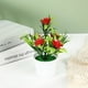 thumbnail image 5 of Flores artificiales Bonsai Diy Decoración del hogar Maceta ornamental Baño Alféizar Mini maceta Navidad Boda Decorativa, 5 of 5