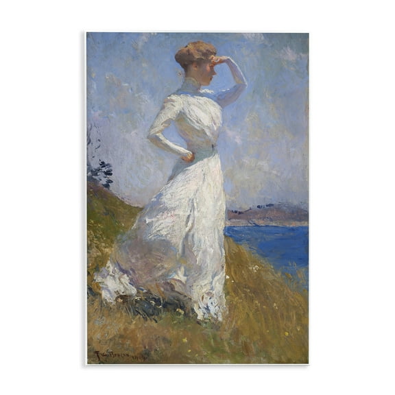 Stupell Industries Classical Woman in Sunlight People Painting Unframed Art Print Wall Art, 10 x 15