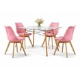 thumbnail image 1 of Set de 4 Sillas y Comedor Mundo In  Set de 4 Sillas Frankfurt y Mesa de Cristal Oslo MOB-T5, 1 of 13