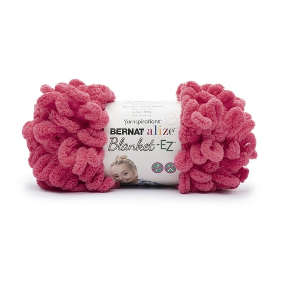 Bernat® Alize Blanket™ #7 Jumbo Polyester Yarn, Candy Pink 6.4oz/180g 18 Yards