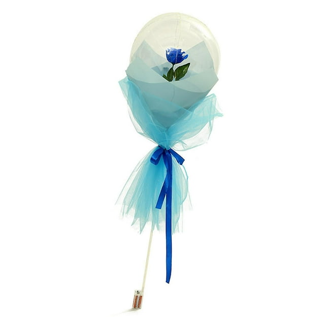 Globo luminoso Rose Bouquet Led Light Up Bobo Bola 20 pulgadas Afortunado Sencillez