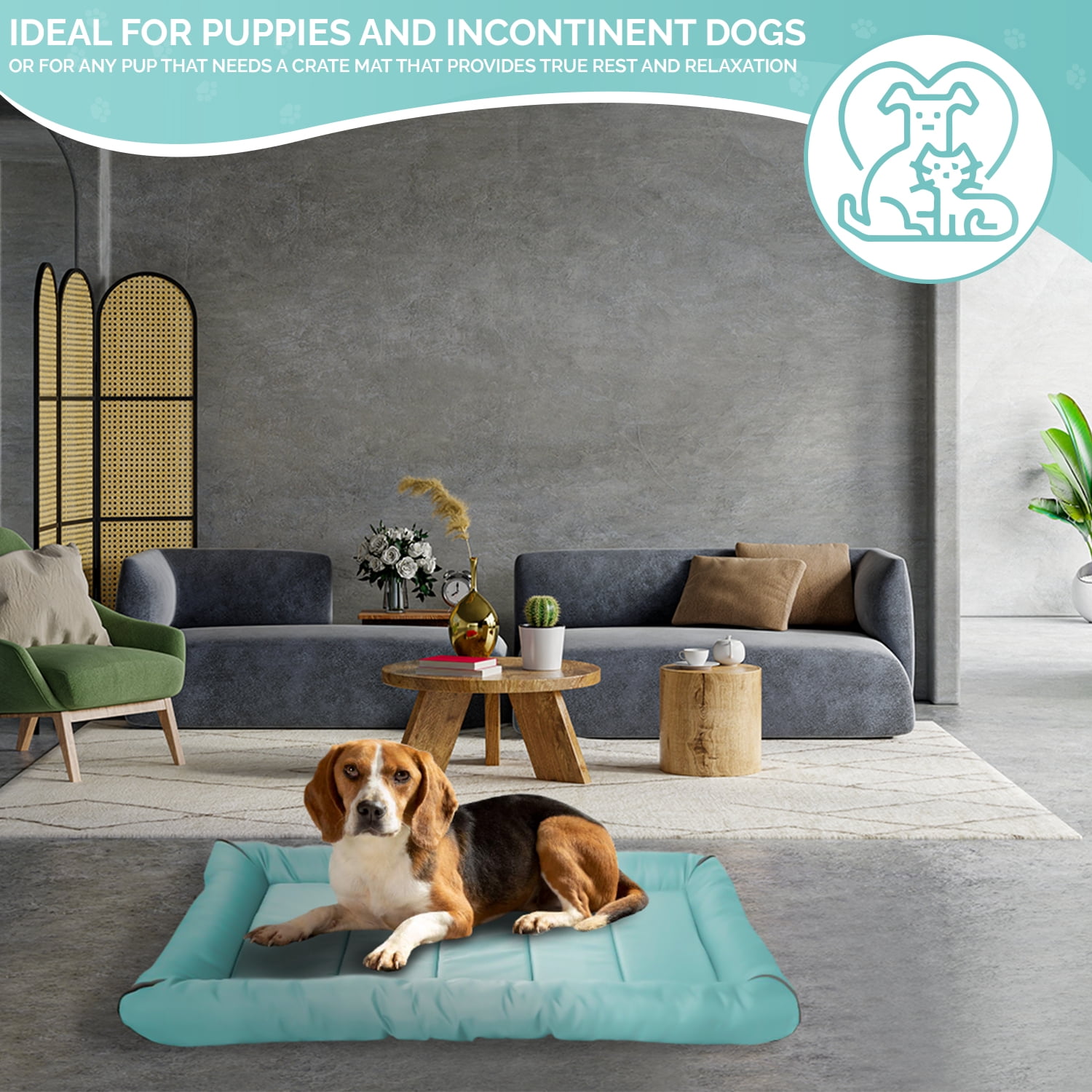 Precious Tails Xtra Tuff Crate Cat Dog Mat - Small