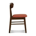 thumbnail image 6 of New Classic Furniture Morocco Wood Dining Chair in Orange (Set of 2), 6 of 8