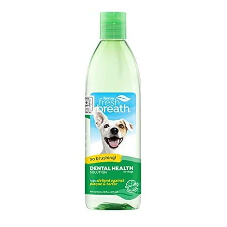Fresh Breath by TropiClean Oral Care Water Additive for Pets, 16oz - Made in USA