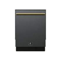 Forno Romano Espresso 24-Inch Built-In Dishwasher, Black Finish, Stainless Steel Tub, 49 dBA, Energy Star Certified