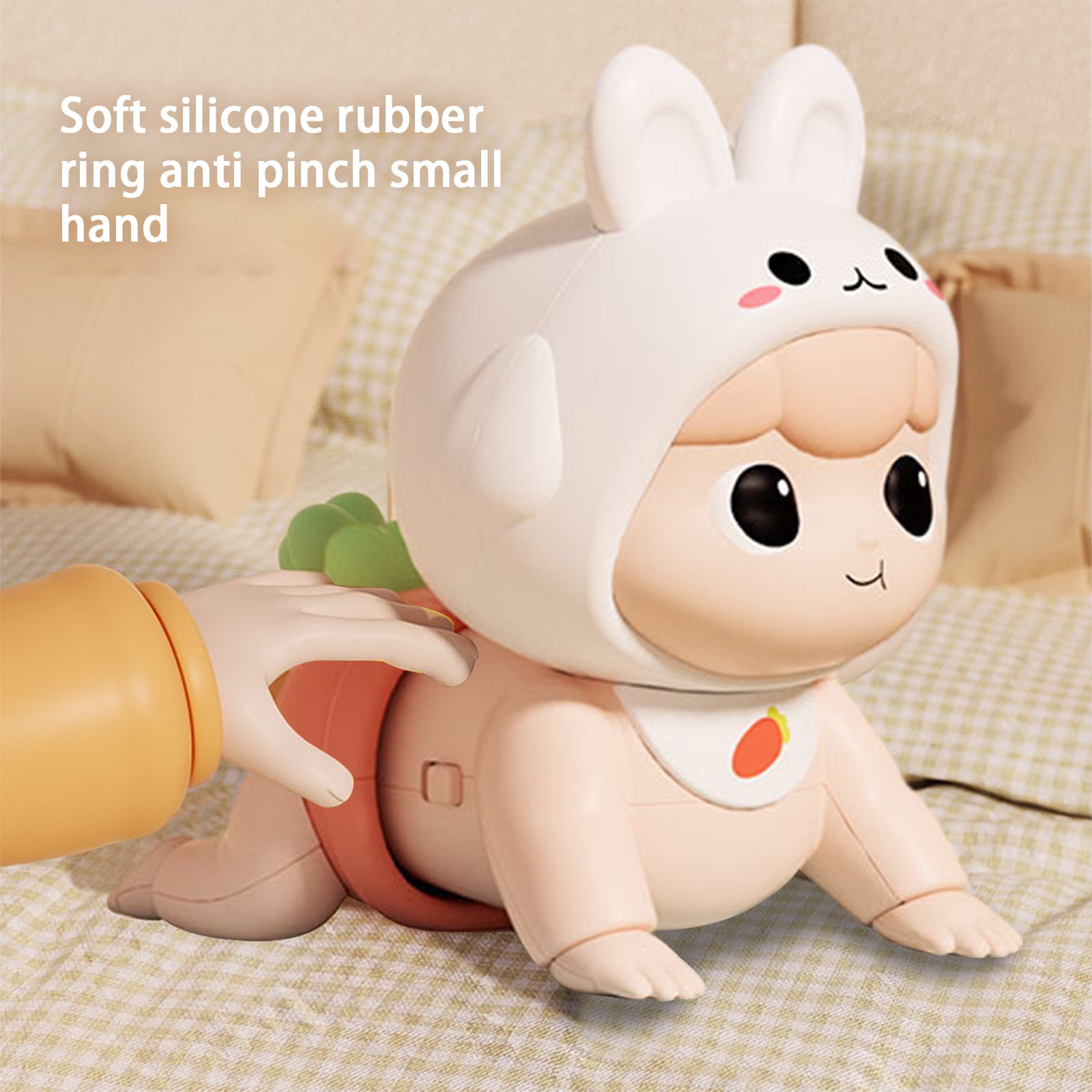 TopLLC Electric Crawling Baby Dolls Toddler Toys Cute Moving Baby Doll Musical Toy with Multiple Sound Effects and Songs Motor Skills Toys Interactive Educational Toys for Age 1 Kids Walmart