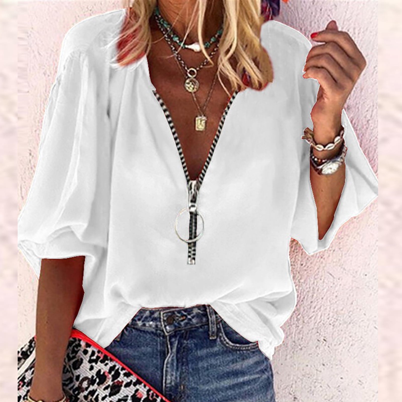shirts that zip in the front