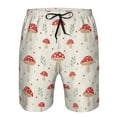 thumbnail image 4 of Naloa Flat Mushrooms Men's Beach Shorts, Surfing shorts, Swim trunks, Quick Dry Swim Trunks for Surfing Beach Fun - 3X-Large, 4 of 9