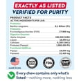 thumbnail image 5 of StrellaLab Probiotic Chews for Dogs - Digestive Enzymes & Prebiotics - Diarrhea, Gas & Allergy Relief - Picky Eaters Formula (180 ct), 5 of 7
