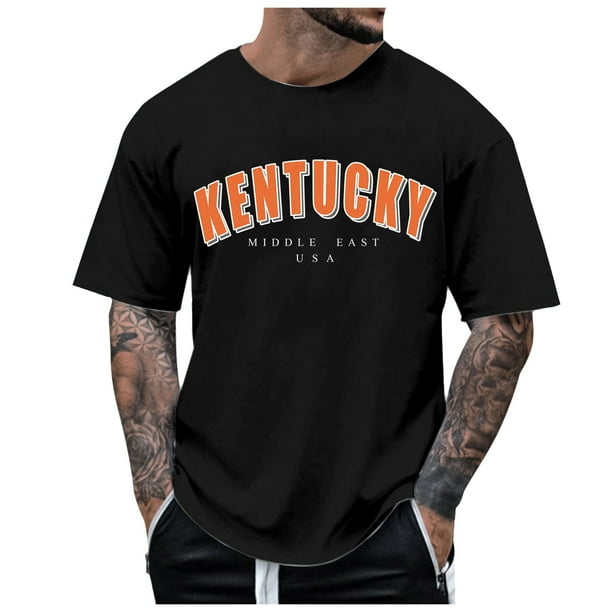 Camiseta de manga corta con cuello redondo oversize para hombre, prenda informal de verano - Poliéster (M-XXXL)