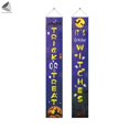 thumbnail image 2 of PULLIMORE Halloween Decoration Doutdoor - Halloween Porch Banners- Trick Or Treat - October Witches Front Porch Signs for Halloween Decor - Fall Decor - Halloween Welcome Sign (Blue), 2 of 6