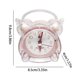 thumbnail image 2 of Reloj despertador silencioso a pilas, pequeño, sin tictac, con temporizador for dormir, for el hogar, for mesita de noche, 2 of 6
