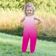 thumbnail image 2 of Odeerbi 1-6 Años Niñas Traje de Verano Gradiente Camisola Romper Casual Respirable Comfortable Overalls Correa Bib Pantalones En General Traje de Juego, 2 of 6