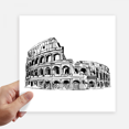 thumbnail image 1 of Italie Rome Repère Croquis Paysage Autocollant Tags Mur Image Ordinateur Portable Autocollant Auto-Adhésif, 1 of 1