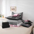 thumbnail image 4 of Erosebridal Bling Roll Paper Bed in a Bag Full size,Glitter Stars Bed Set,Modern Fashion Bedding Full Size,Lightweight Princess Bedroom Decoration,Reversible,7pcs, 4 of 6
