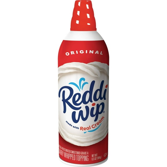 Reddi-Wip Original Whipped Topping, 6.5 ounce -- 12 per case