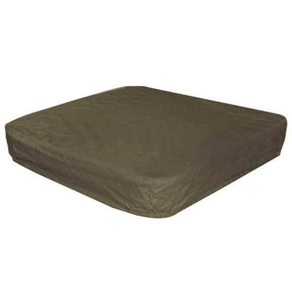 Square Hot Tub Cover - Outdoor Heavy Duty Protector for Patio Spas and Swimming Pools | Hard Covers For Hot Tub Waterproof Dust Cover for Hot Tubs, Jacuzzis, and Outdoor(Coffee -82.67x11.81")