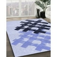 thumbnail image 2 of Ahgly Company Indoor Rectangle Patterned Heavenly Blue Area Rugs, 7' x 9', 2 of 6