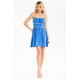 thumbnail image 3 of Vestido detalle en contraste Roman Fashion /Juvenil, 1877 (Azul rey) azul M, 3 of 4
