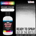 thumbnail image 4 of U.S. Art Supply Ready to Spray White Opaque Airbrush Paint - 8oz Bottle, Professional Grade Non-Toxic Water-Based Colors for Vibrant & Permanent Results, 4 of 4