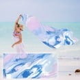 thumbnail image 2 of LACKUST Beach Towel with Unique Pattern - 75x150cm Oversized, Quick-Dry & Lightweight for Travel & Home, 2 of 6