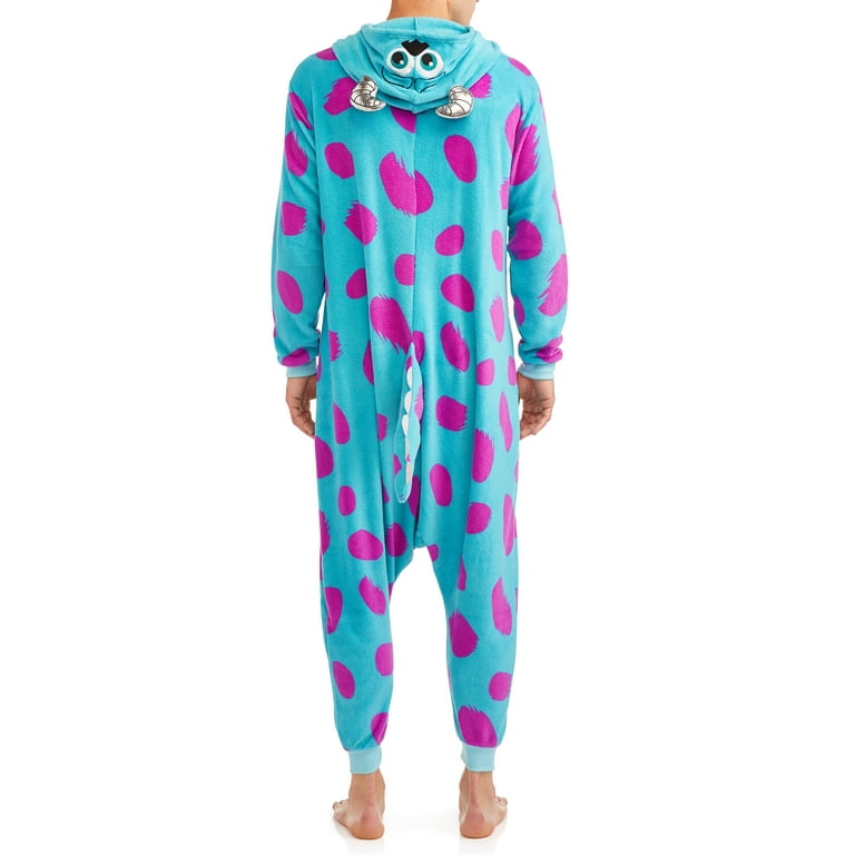 Disney Women Monsters University Sulley Long Sleeve One Piece Pajama