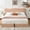 Plush Pink, variant on VELOCAVA King Size Bed Frame with Lift Up Storage, Boucle Upholstered Platform Bed with Curved Headboard, No Box Spring Needed, Hydraulic Storage, Blush Pink