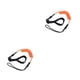 thumbnail image 1 of Wosthever Sujetador de cuerda de seguridad para palas de Kayak, amarre elástico antipérdida, tabla de surf, correa Flexible, accesorios para Naranja 2Conjunto, 1 of 6