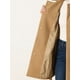 thumbnail image 5 of Abrigo de invierno para mujer, cuello Peter Pan, doble botonadura, bolsillo inclinado, botones, abrigos de guisantes con cinturón Caqui S, 5 of 6