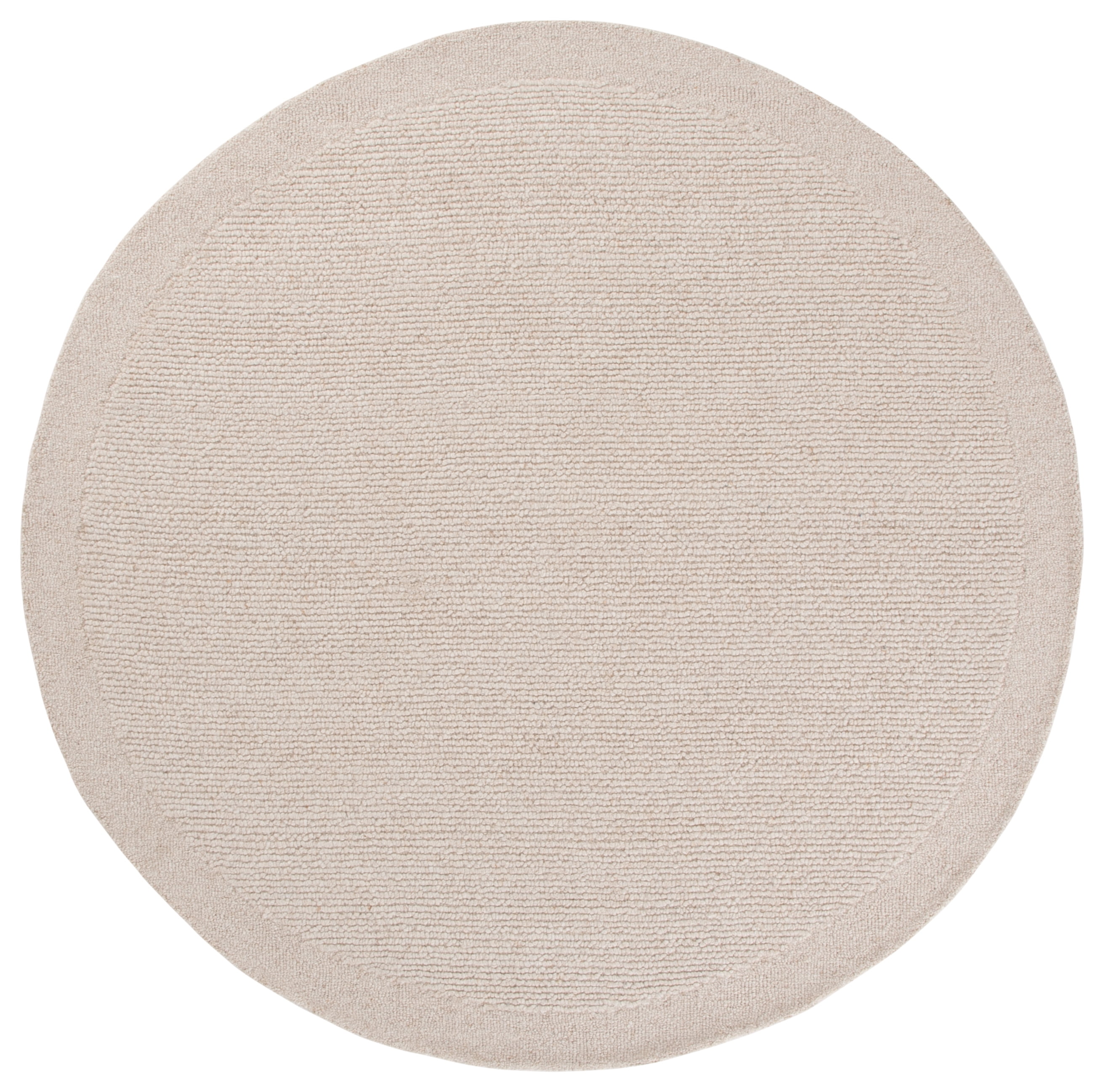 Safavieh Novelty Catherin Solid Color Area Rug, Beige, 6' x 6' Round